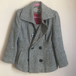 Kristen Blake Chevron Pea Coat